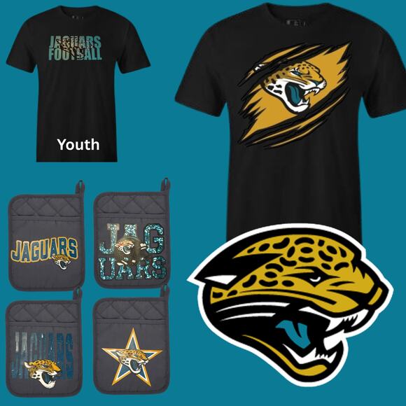 Jacksonville Jags Team Themed DTF Bundle - Picture 1 of 1